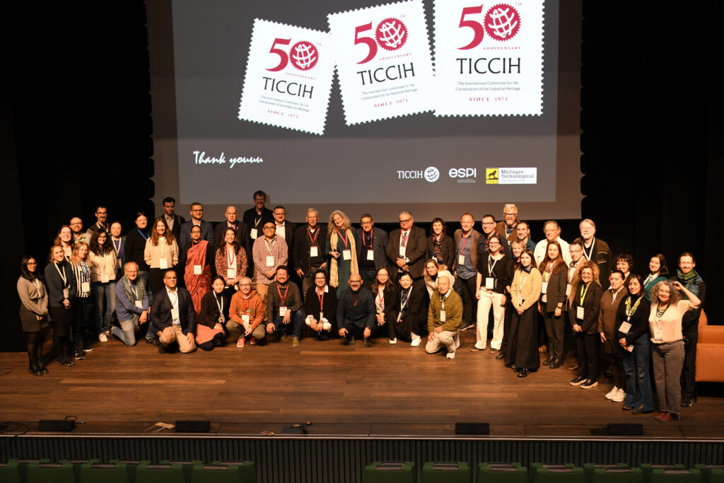 Closing moment of the TICCIH World Congress 2025 in Kiruna. Photo: Clara Trojahn, LTU, August 29, 2025.